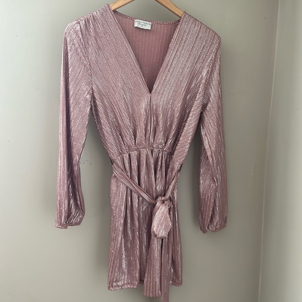 Pink/silver dress
